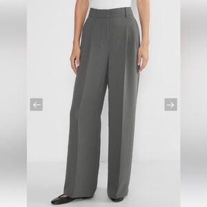 ARITZIA SZ 0 EFFORTLESS PANT WIDER IN SMOKEY SAGE COLOUR (2ND PHOTO) (NOT GREY)